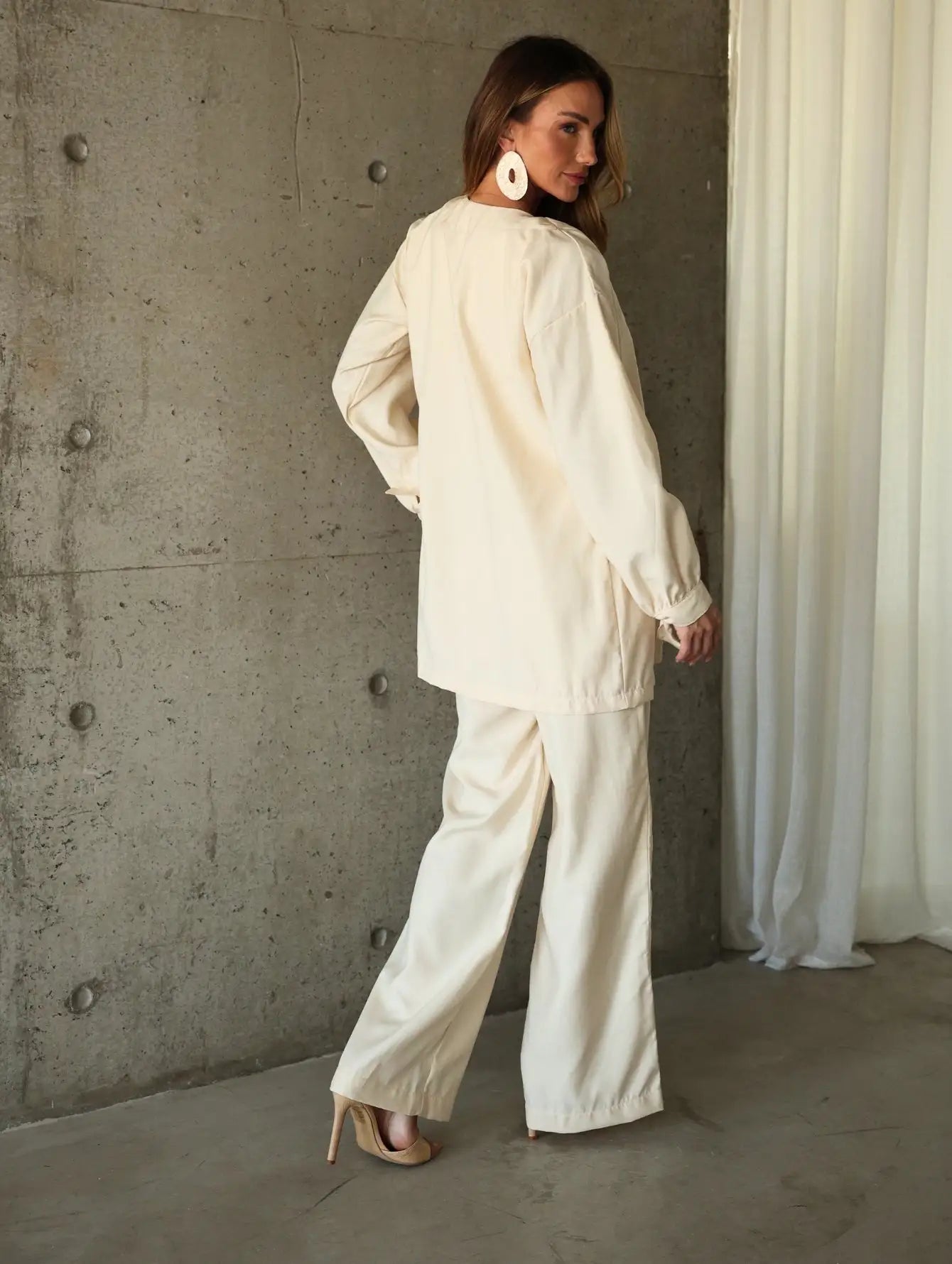 Conjunto Alfaiataria Kimono Calça Regata