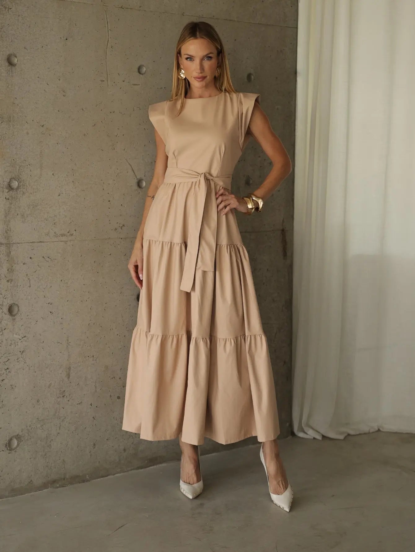 Vestido Midi Couro Muscle Tee