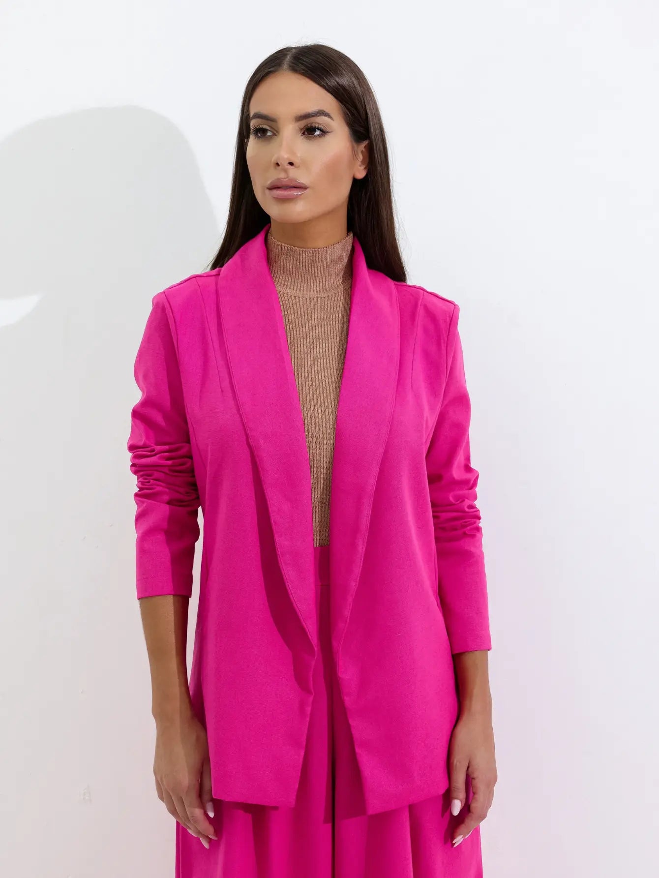 Blazer Linho Corte Reto Alongado