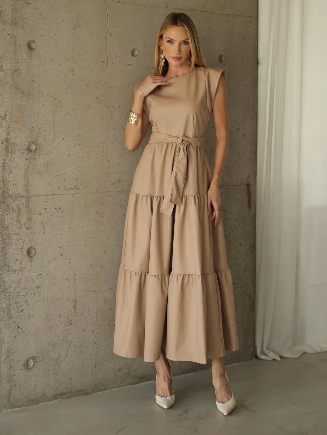 Vestido Midi Couro Muscle Tee