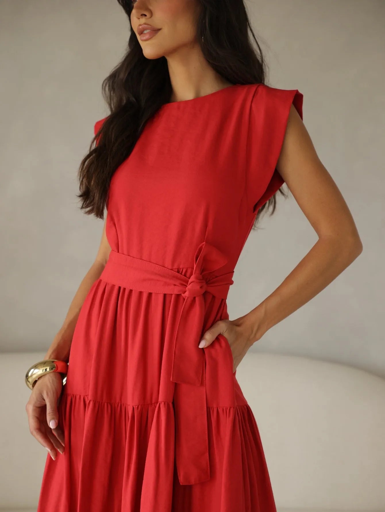 Vestido Midi Alfaiataria Muscle Tee