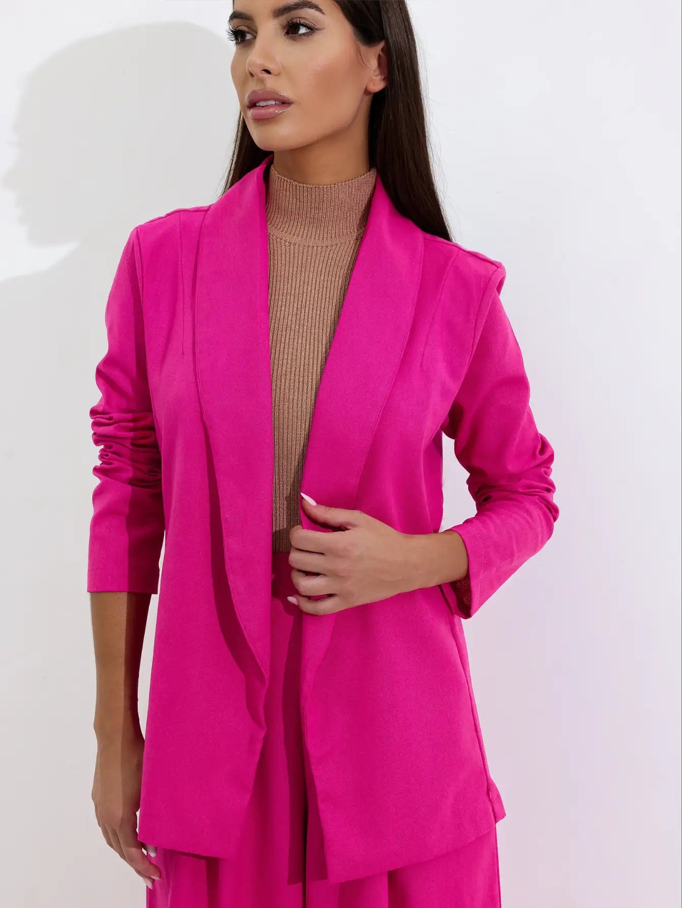 Blazer Linho Corte Reto Alongado