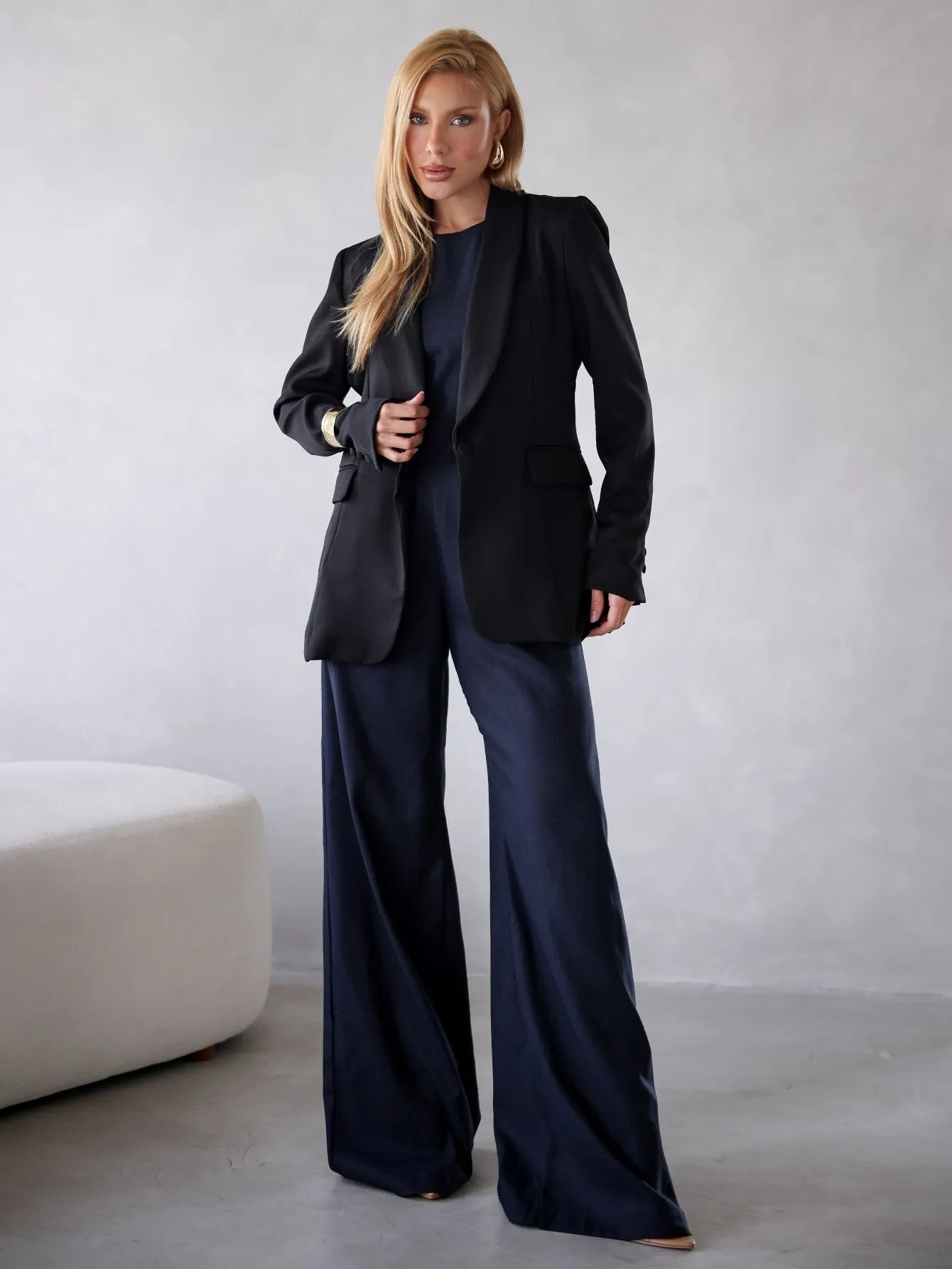 Blazer Estruturado Alfaiataria Forrado