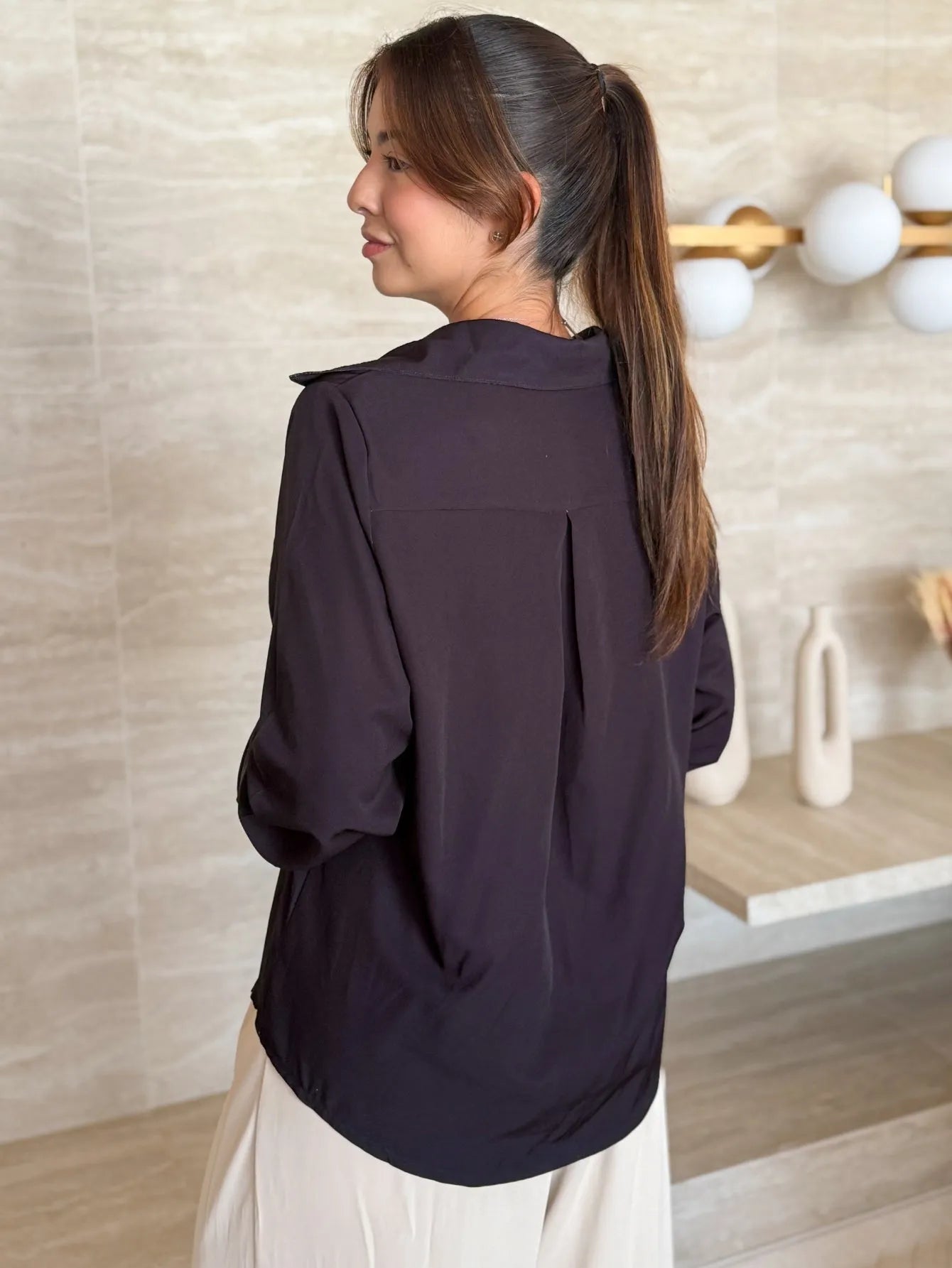 Camisa Social Super Soft Manga Longa