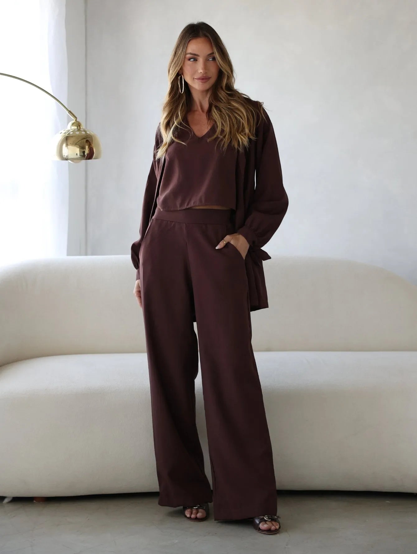 Conjunto Alfaiataria Kimono Calça Regata