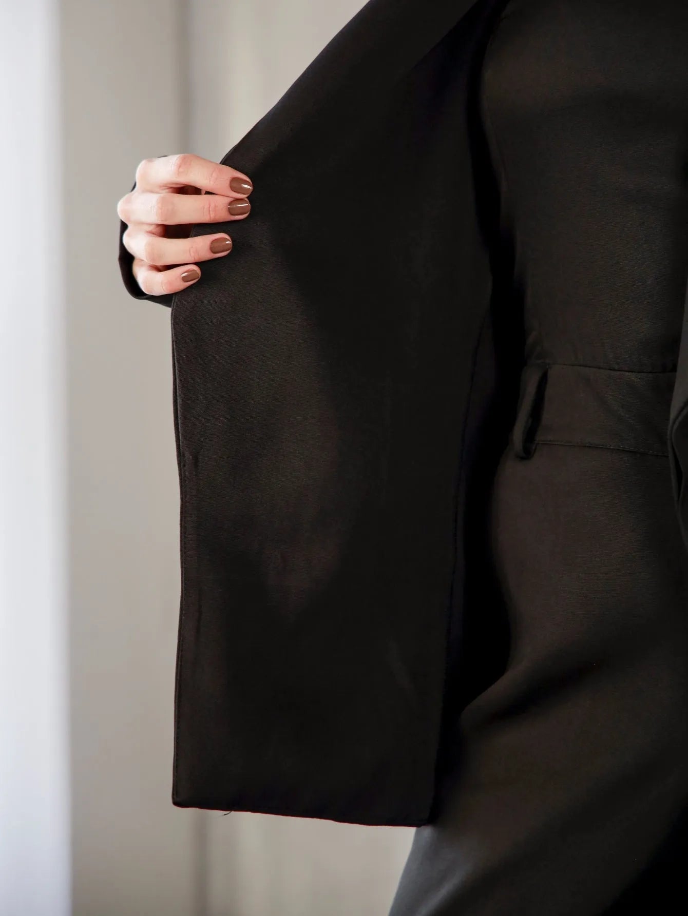Blazer Alfaiataria Corte Reto Acinturado