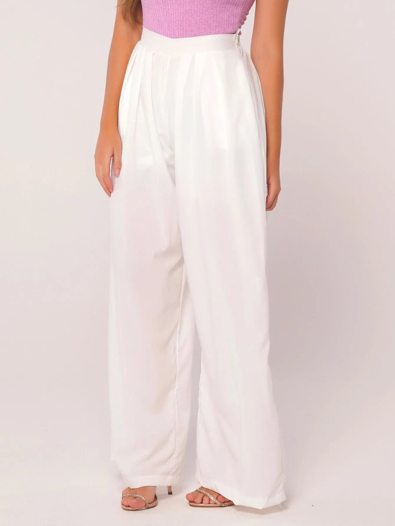 Calça Pantalona Fluida Alfaiataria
