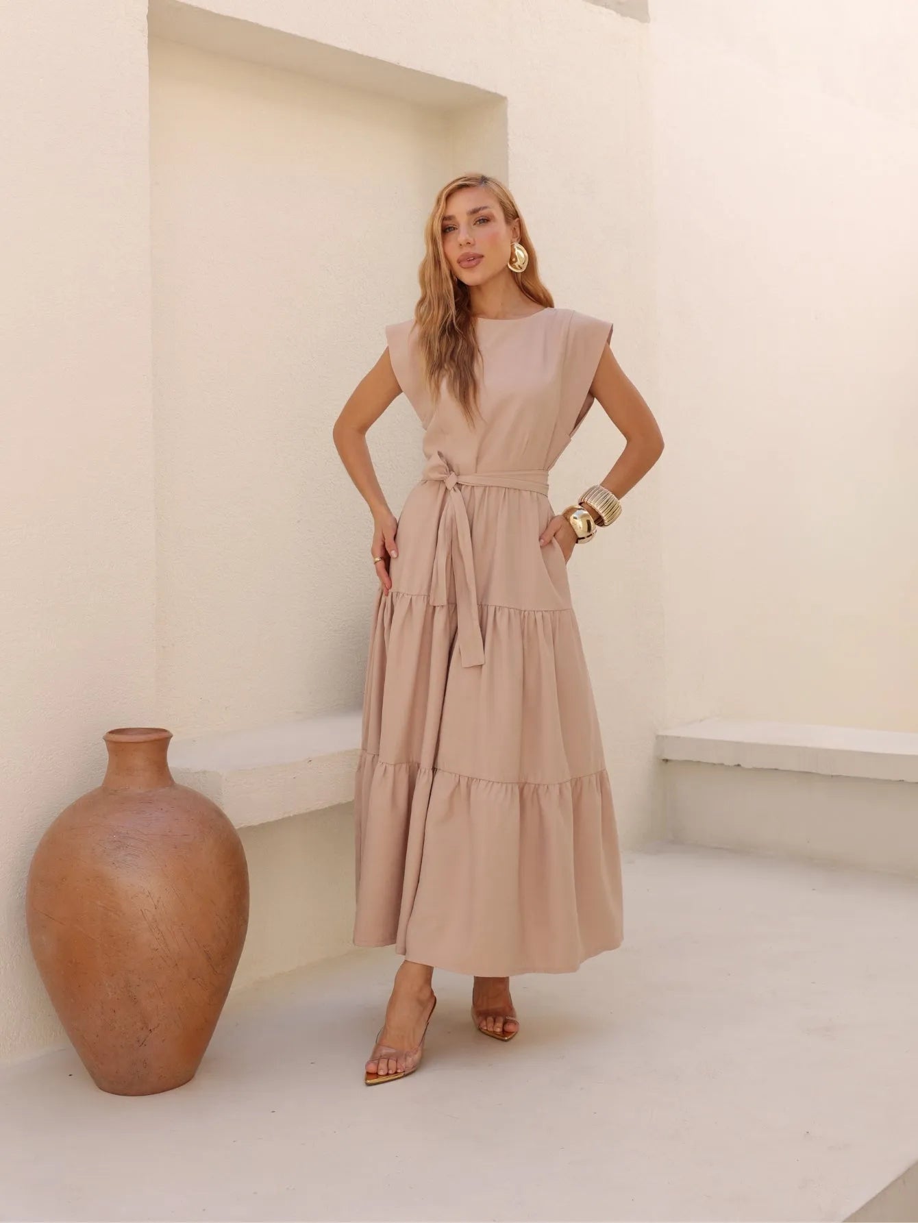 Vestido Midi Alfaiataria Muscle Tee