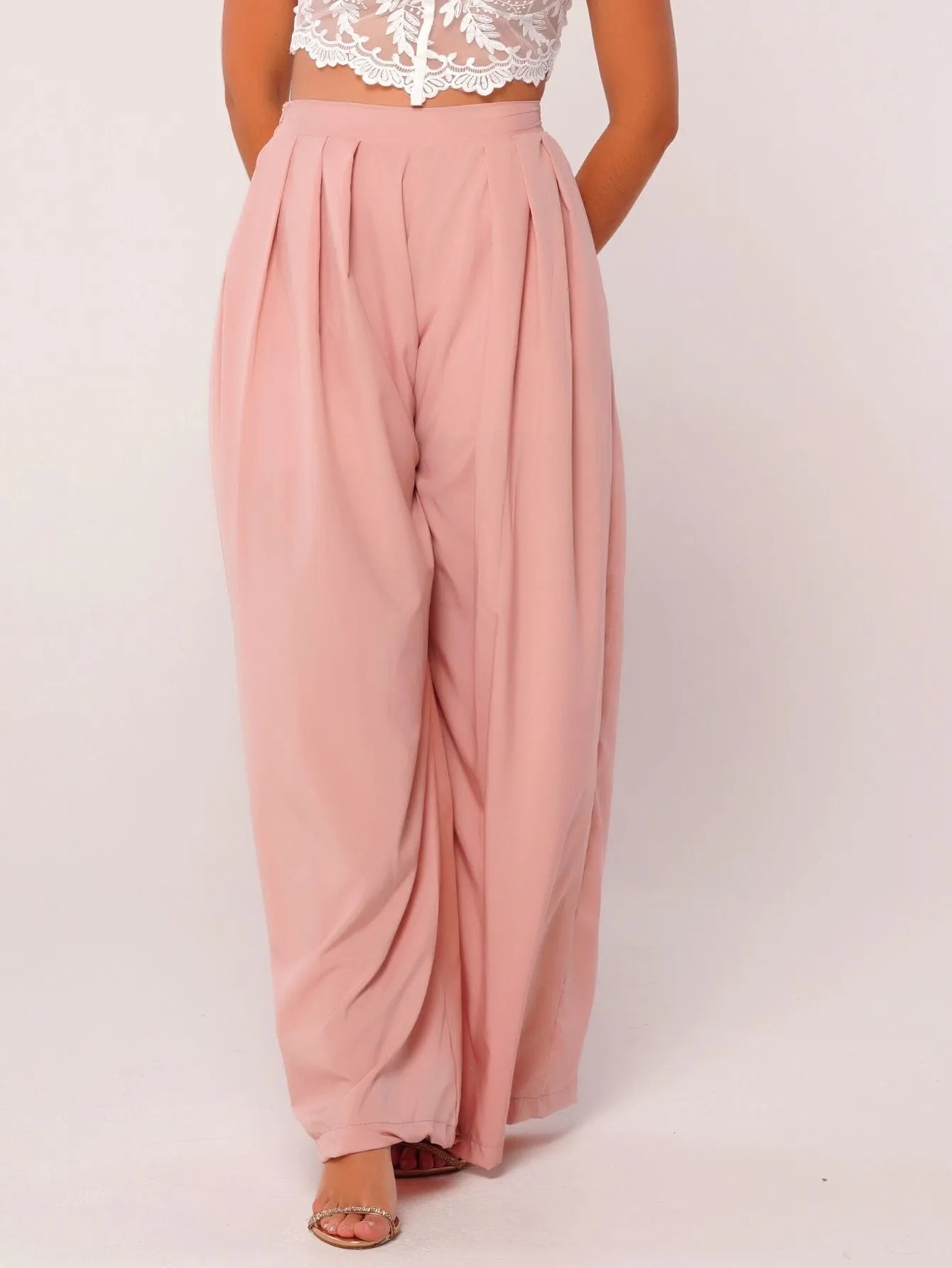 Calça Pantalona Fluida Alfaiataria