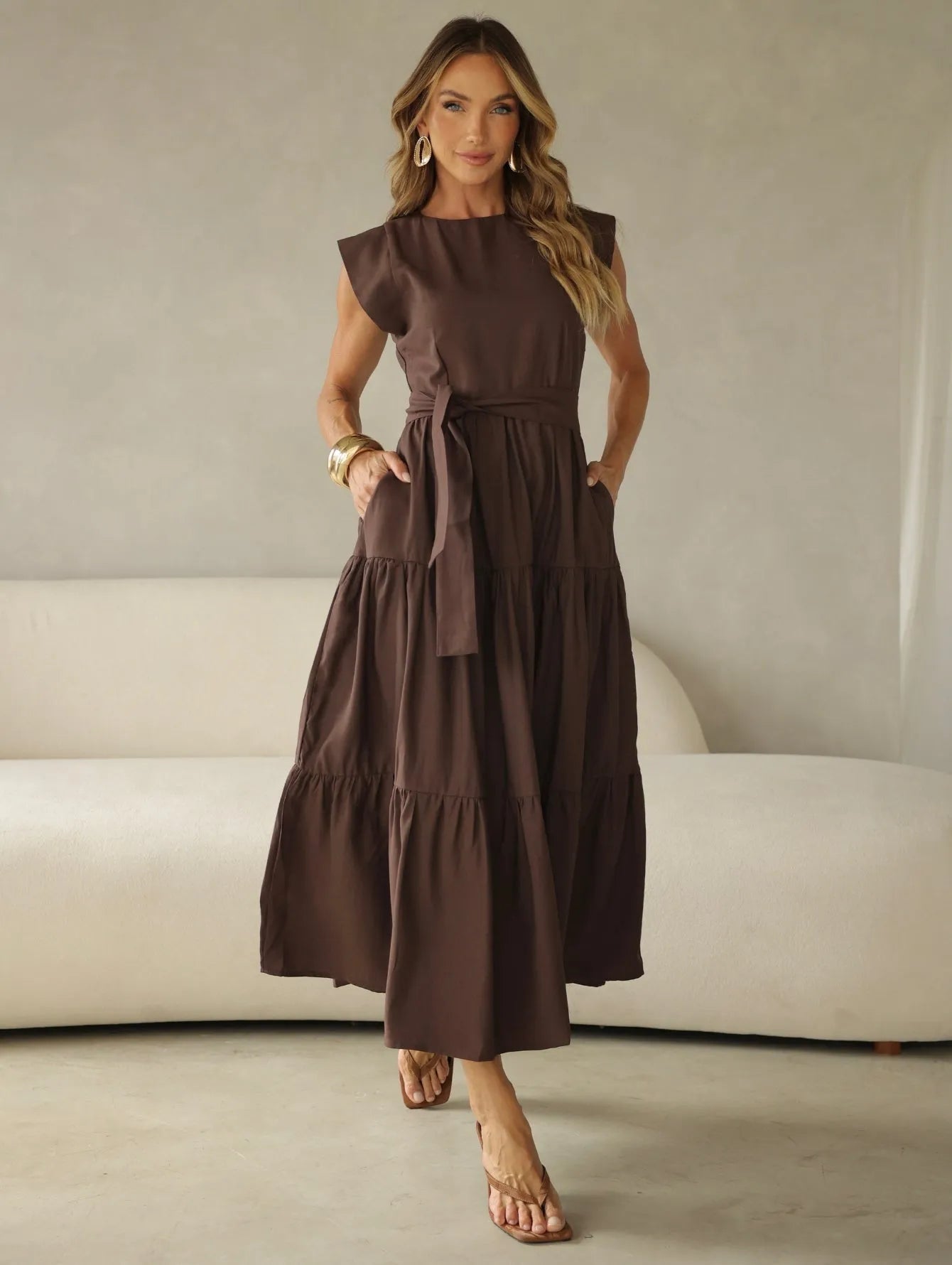 Vestido Midi Alfaiataria Muscle Tee