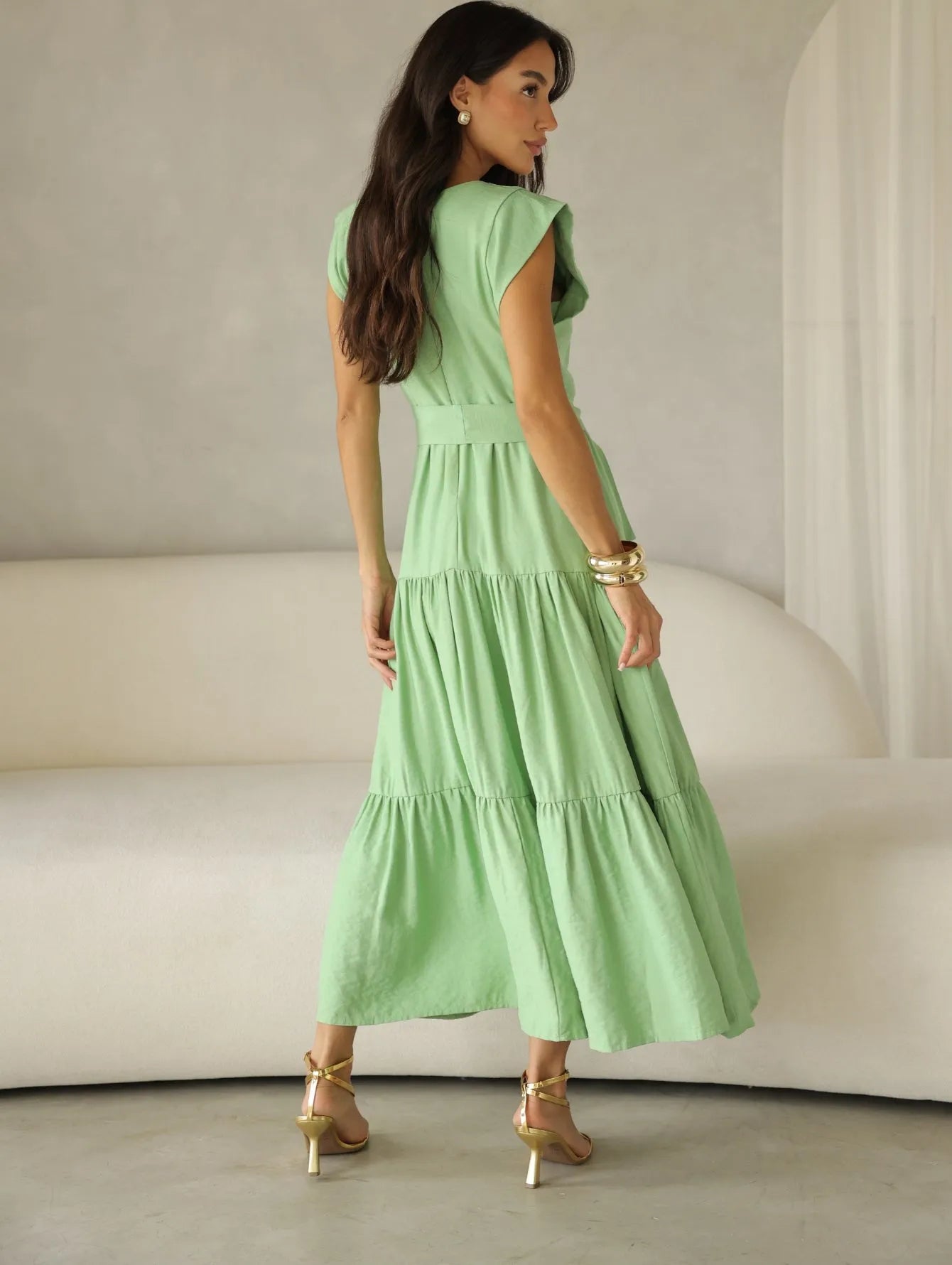 Vestido Midi Alfaiataria Muscle Tee