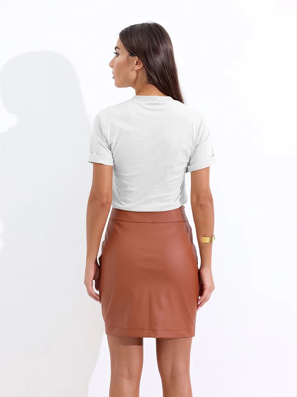 Camiseta Feminina Gola Redonda Algodão