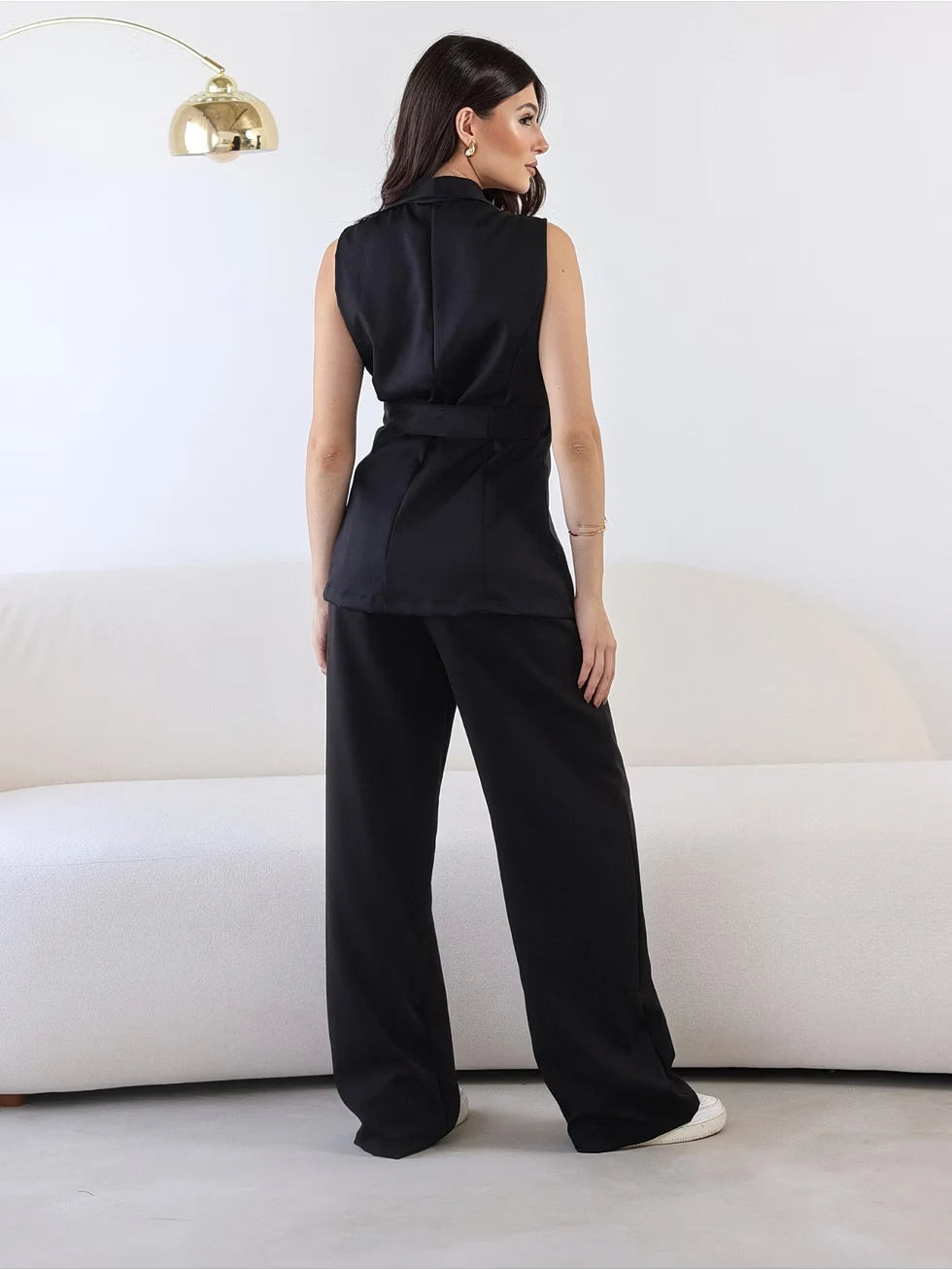 Conjunto Colete e Calça Reta Alfaiataria - SANTALUX - 147