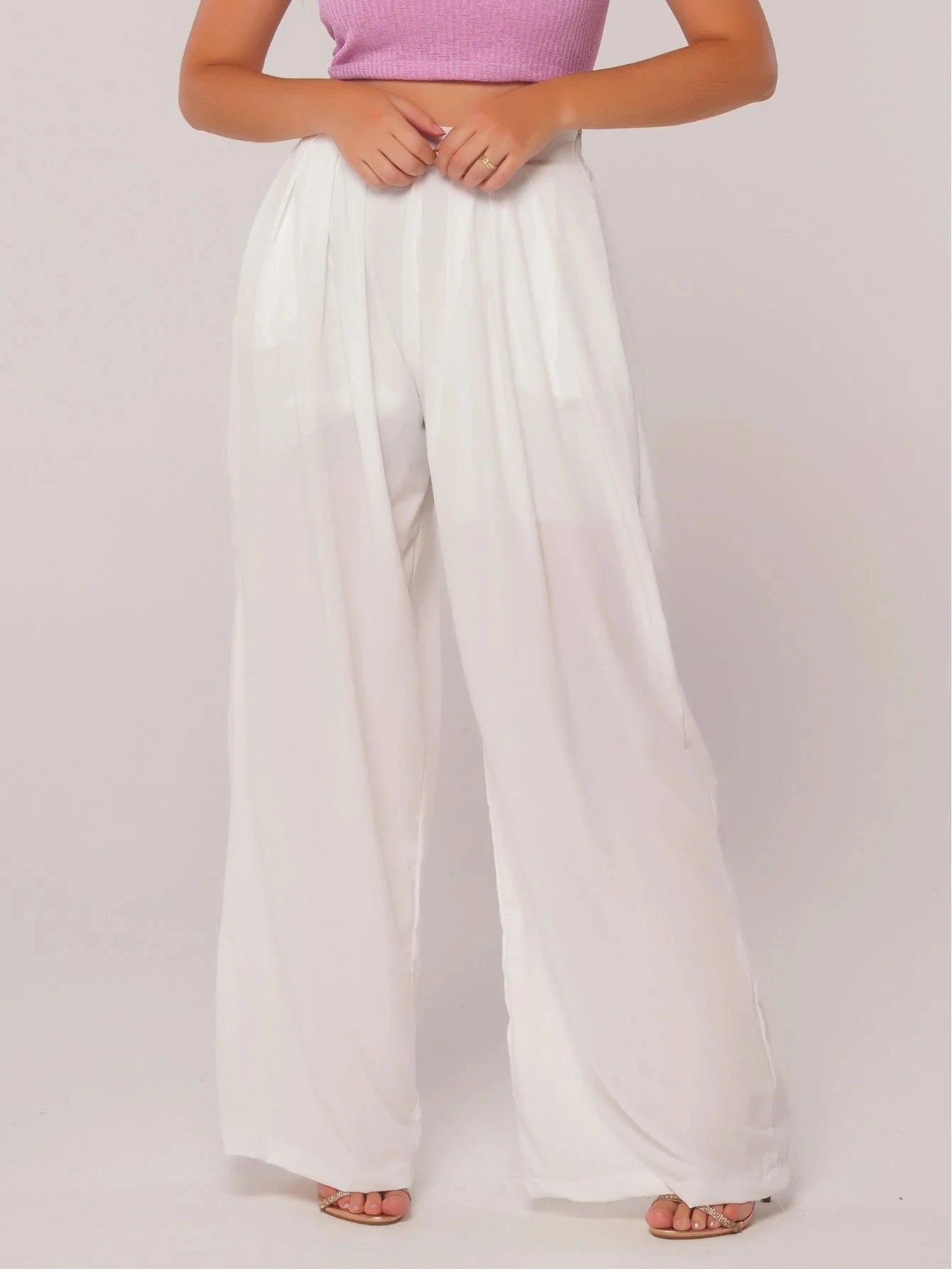 Calça Alfaiataria Pantalona Fluida Comfy