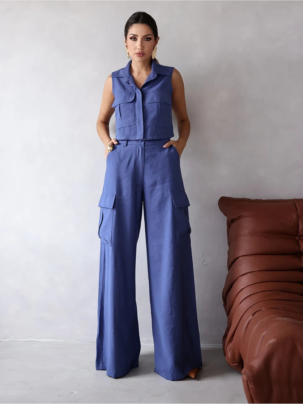 Conjunto Alfaiataria Cargo Reto - SANTALUX - 141