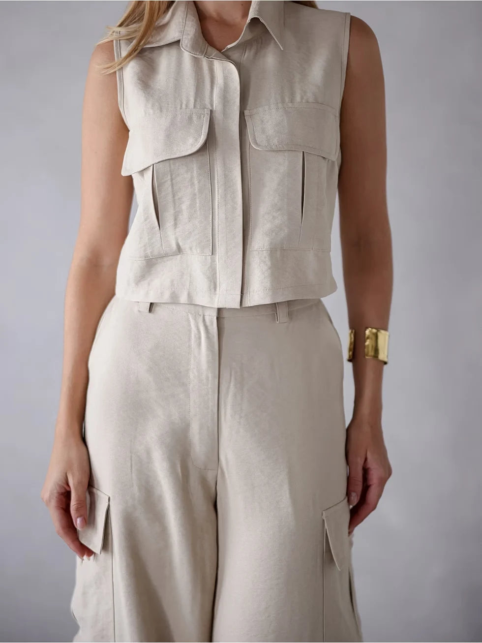 Conjunto Alfaiataria Cargo Reto - SANTALUX - 141