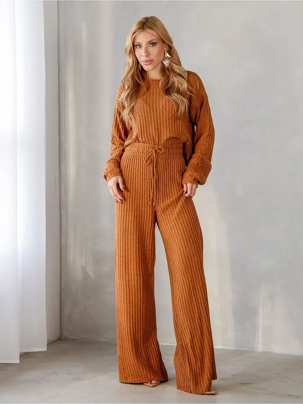 Conjunto Tricot Modal Manga Longa