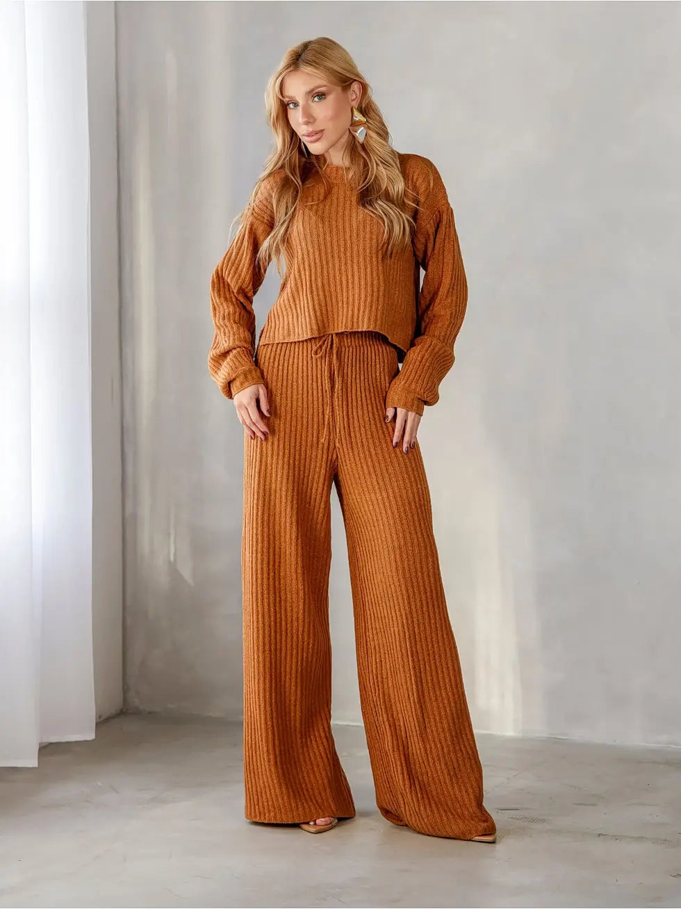 Conjunto Tricot Modal Manga Longa