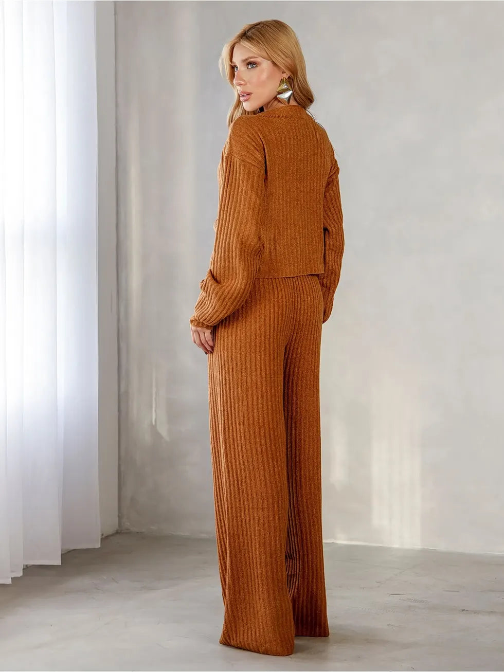 Conjunto Tricot Modal Manga Longa