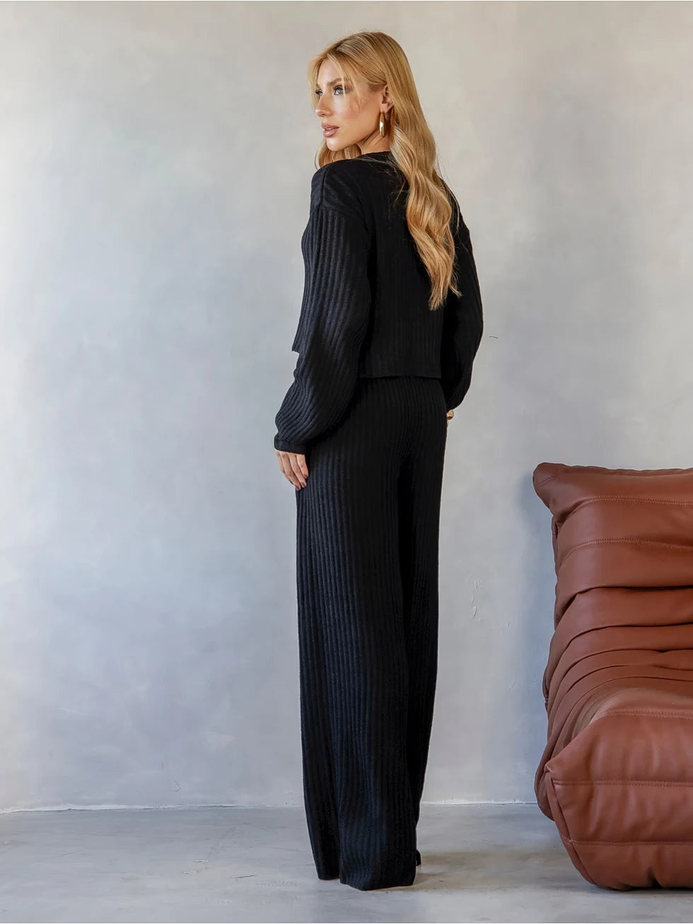 Conjunto Tricot Modal Manga Longa