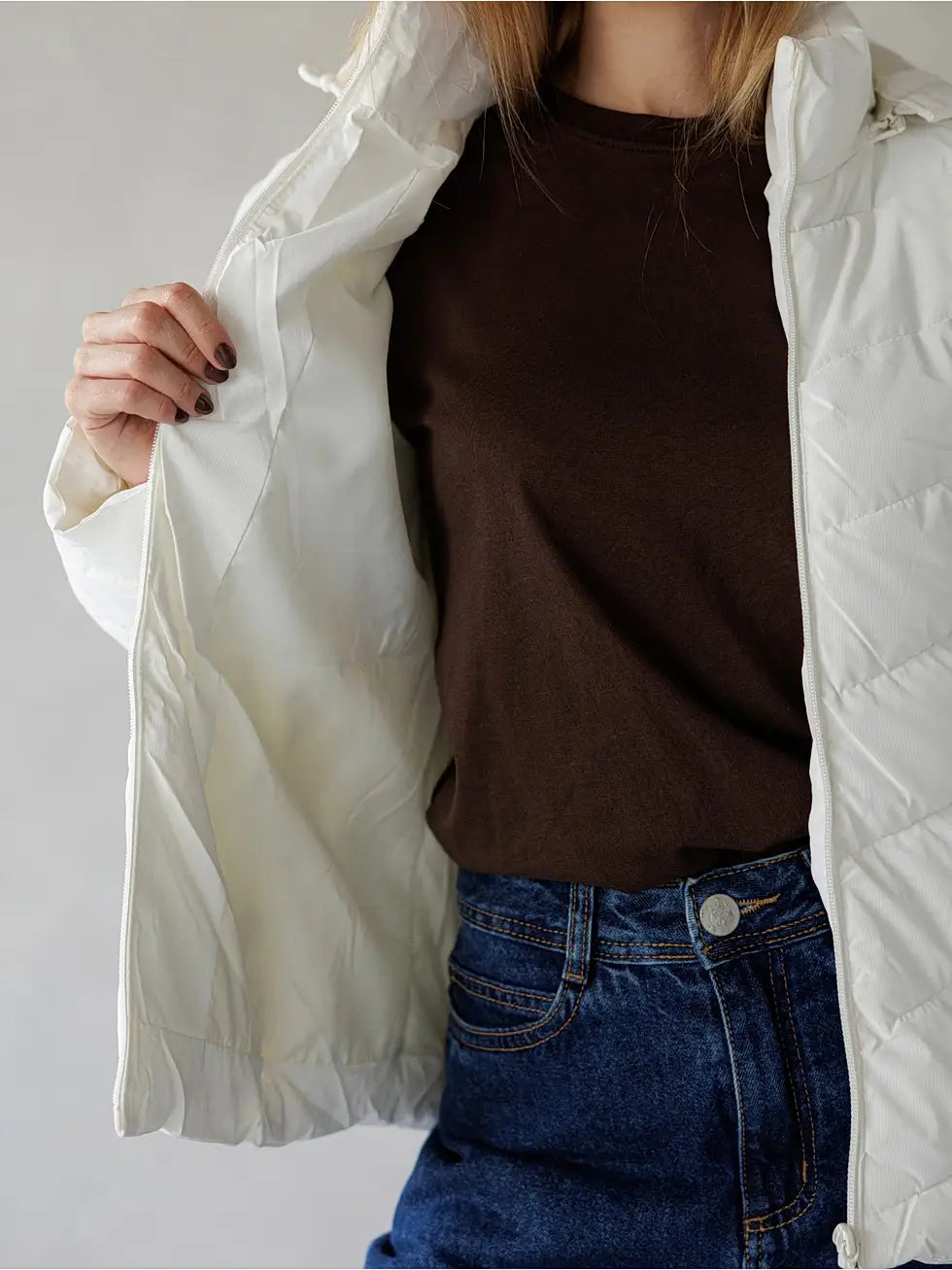 Jaqueta Puffer Acolchoada Inverno