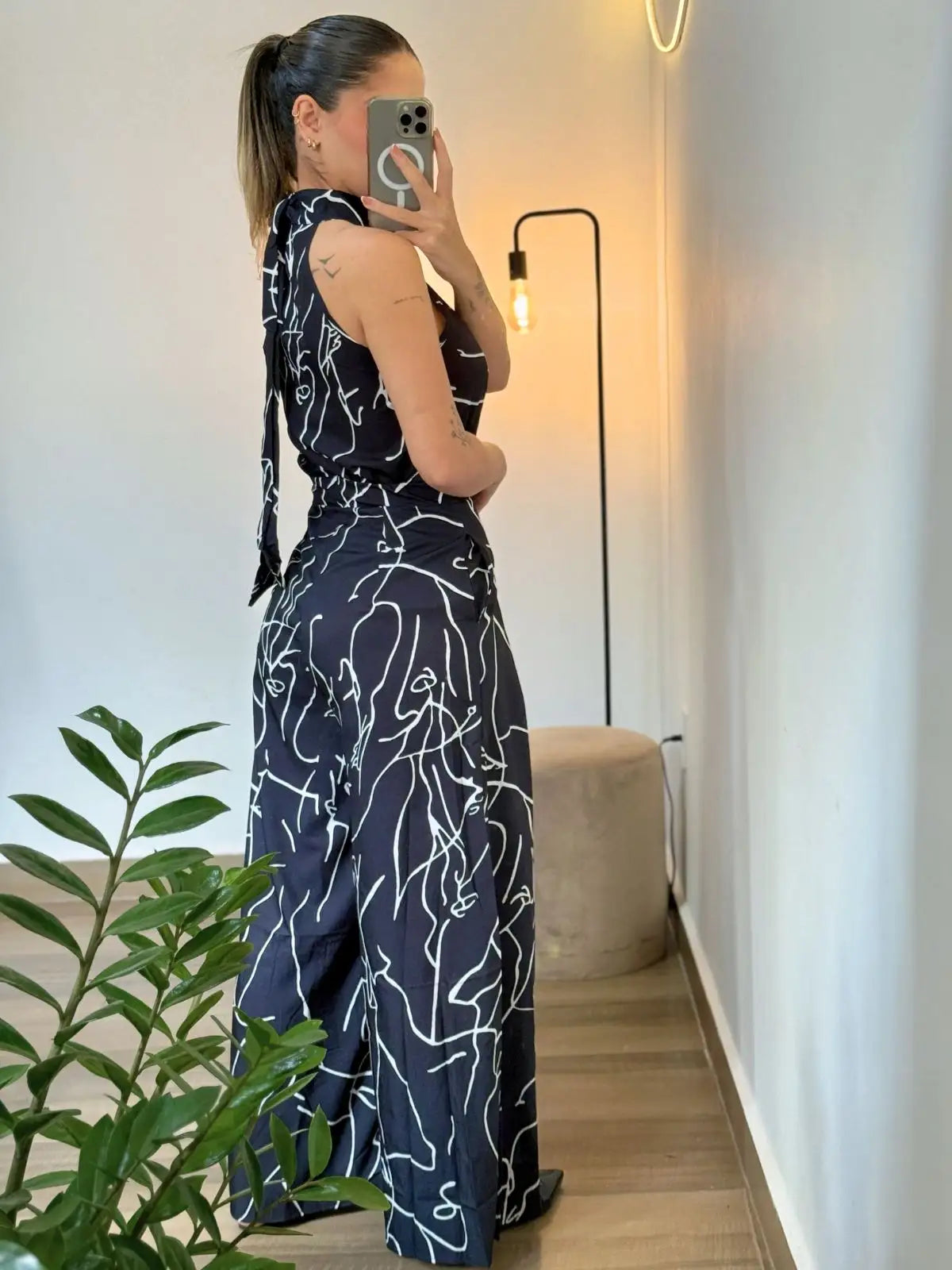 Macacão Frente Única Estampado - SANTALUX - 174