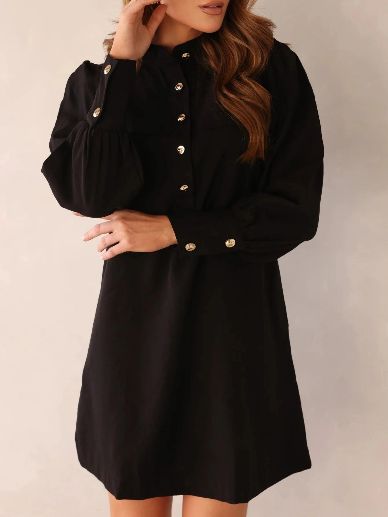 Vestido Alfaiataria Manga Longa