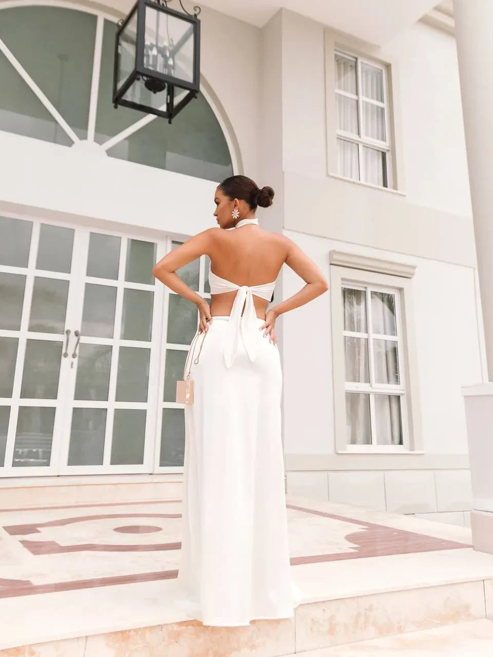 Vestido Longo de Festa Luxo Reluzente