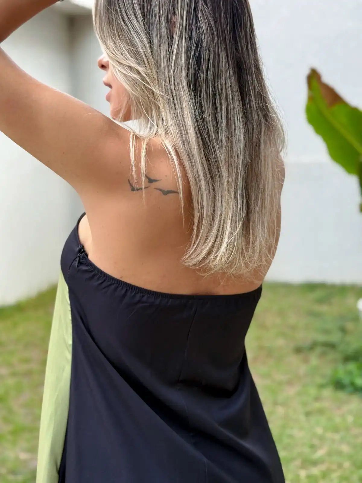 Vestido Longo Tomara que Caia Estampado - Verde Oliva Claro - SANTALUX - 102