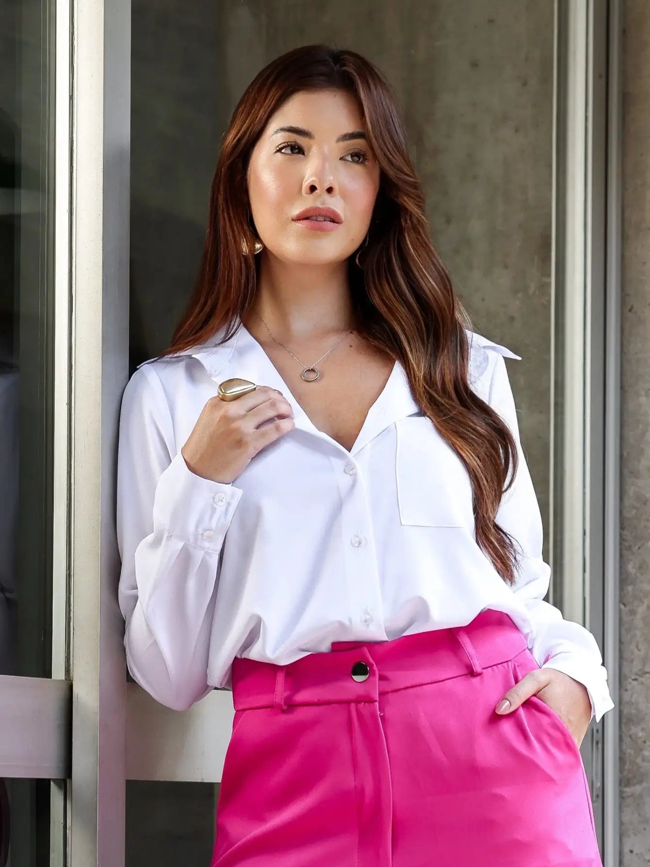Camisa Social Super Soft Manga Longa