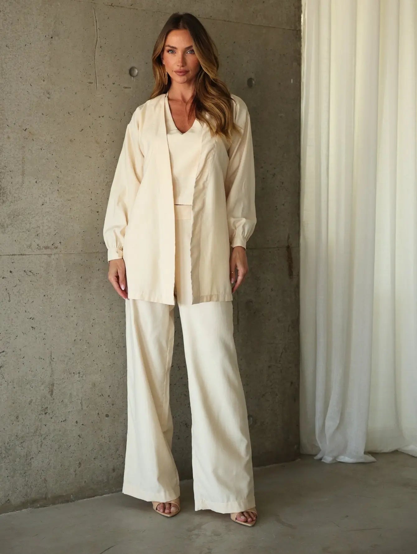 Conjunto Alfaiataria Kimono Calça Regata