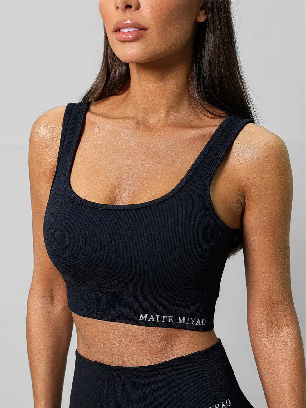 Top Seamless Canelado Essencial