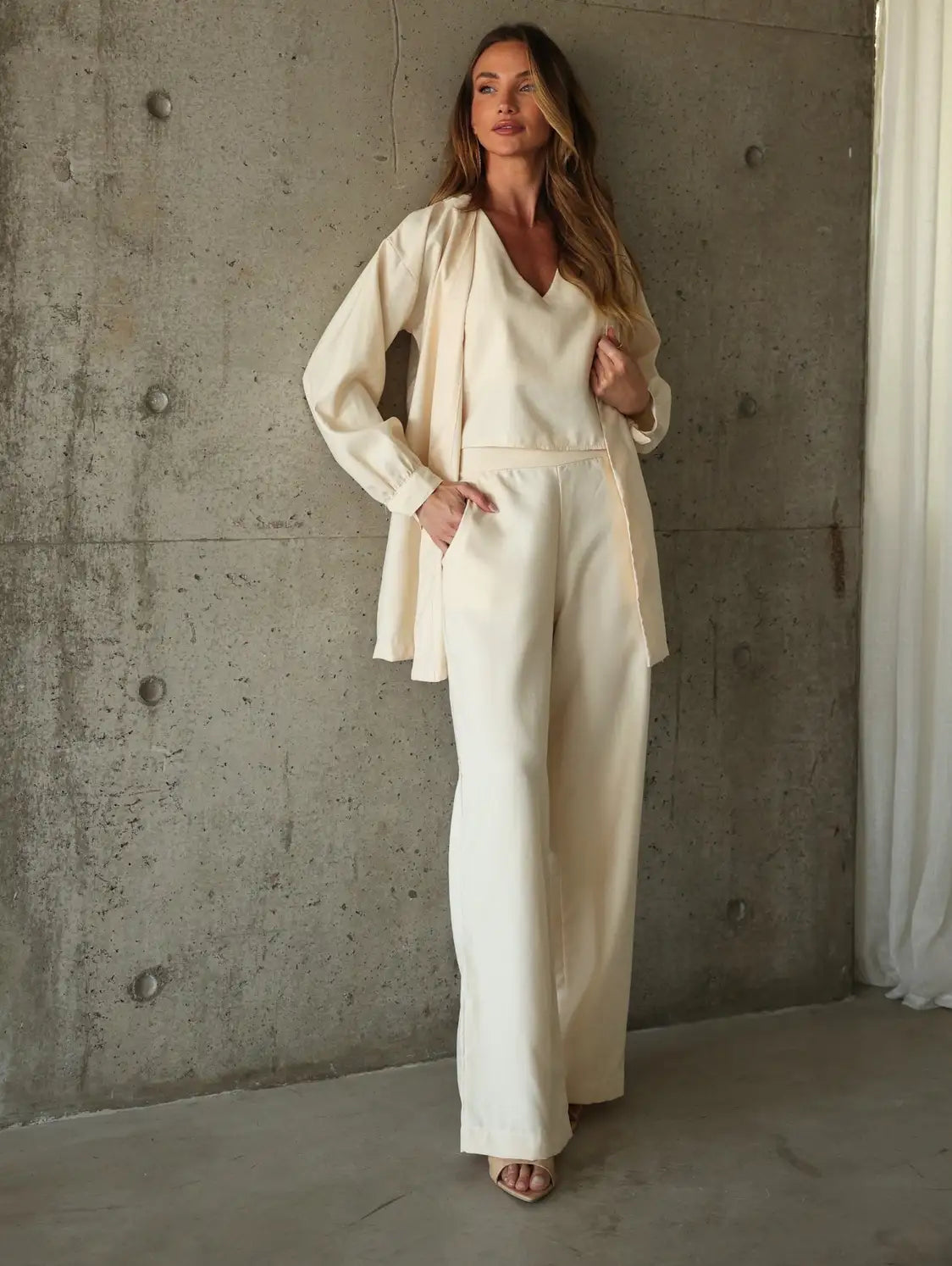 Conjunto Alfaiataria Kimono Calça Regata