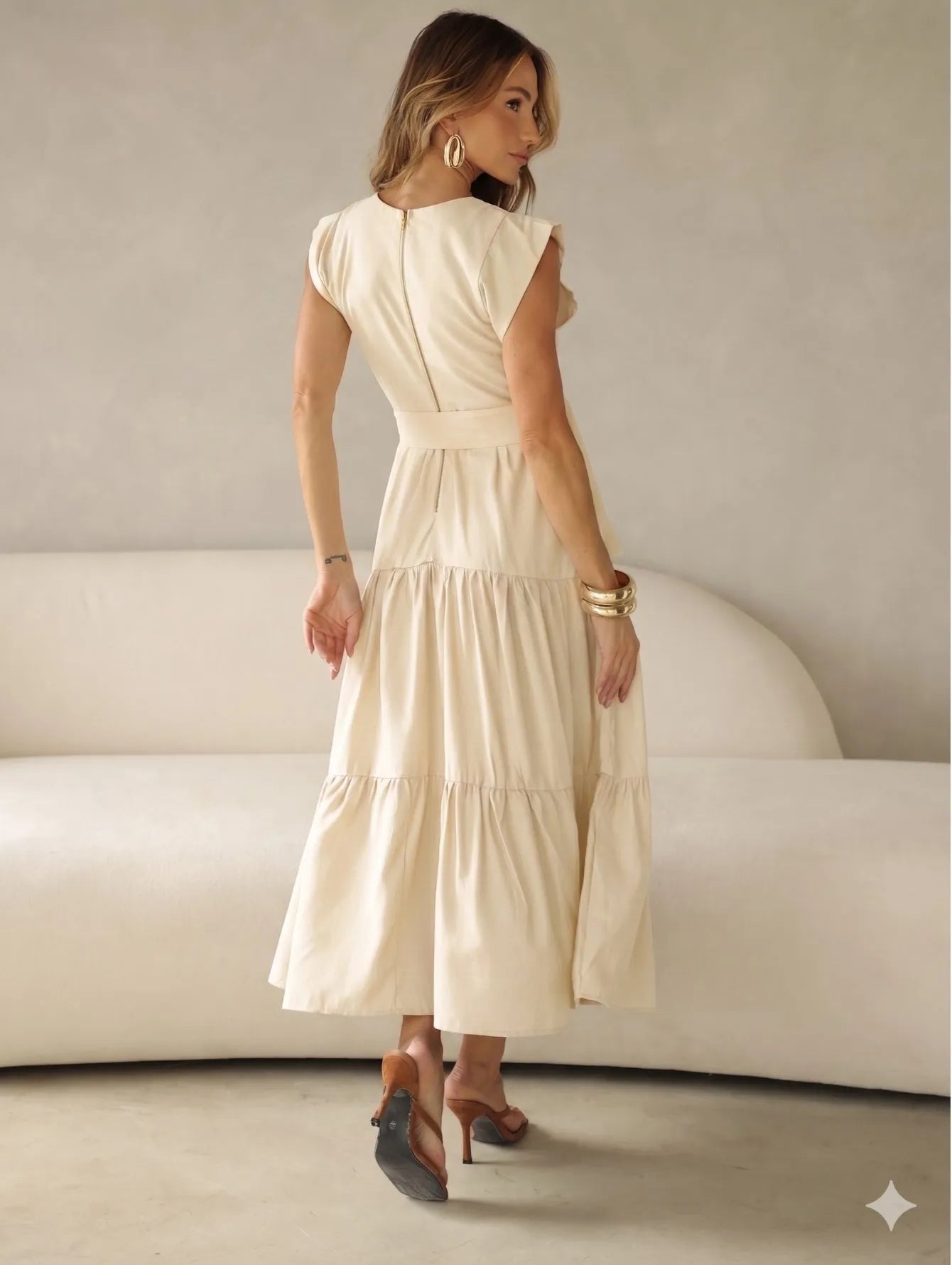 Vestido Midi Alfaiataria Muscle Tee