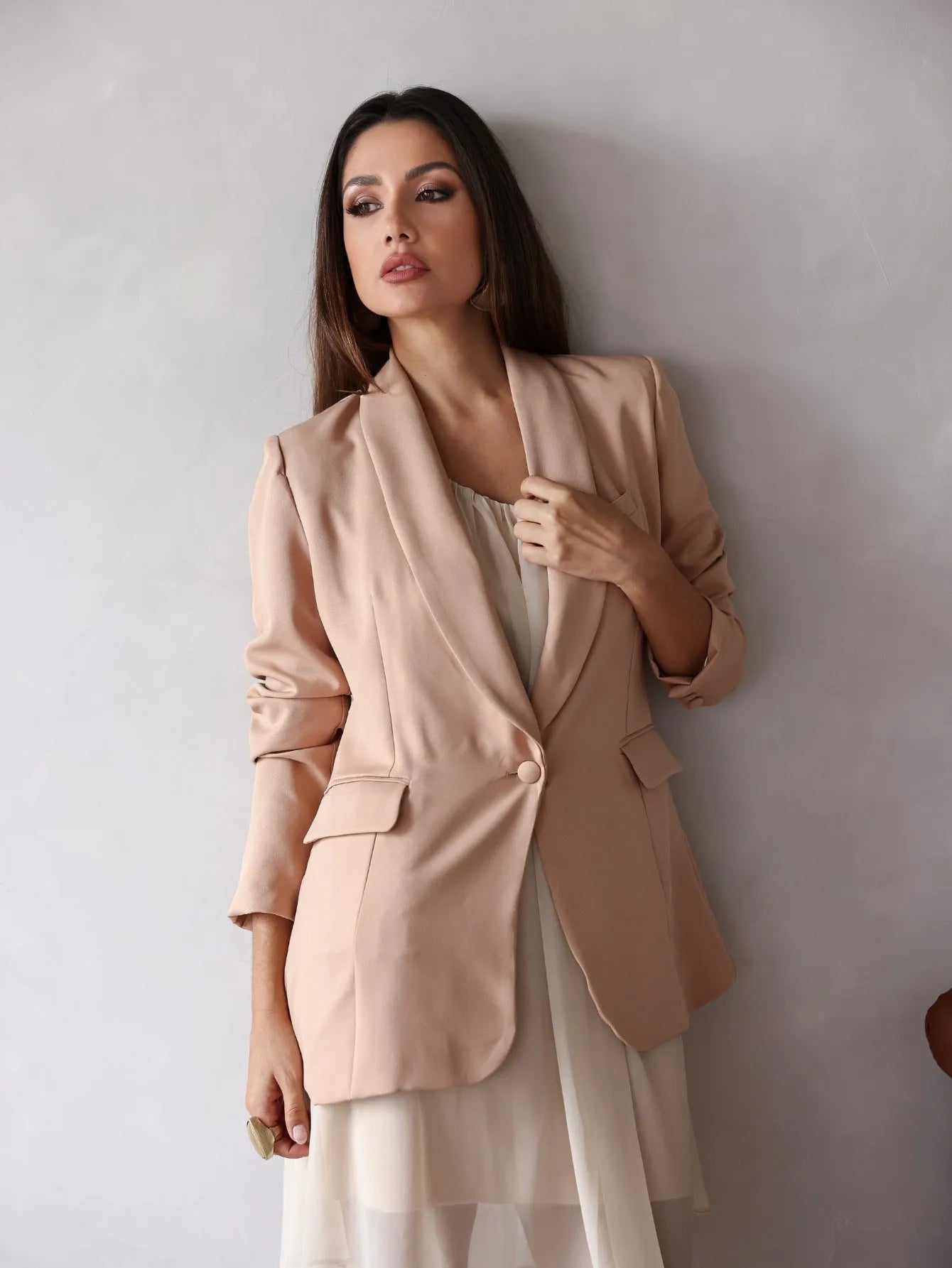 Blazer Estruturado Alfaiataria Forrado