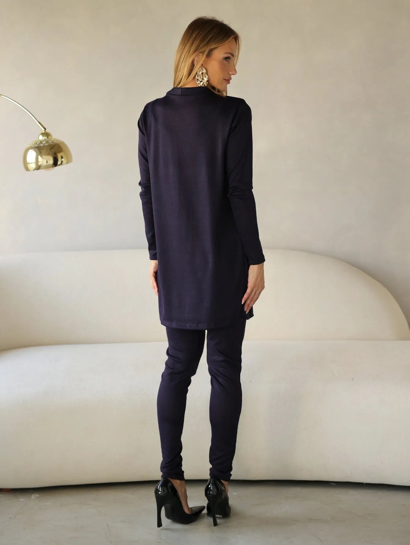 Conjunto Lanzinha Cardigan Regata Calça Slim