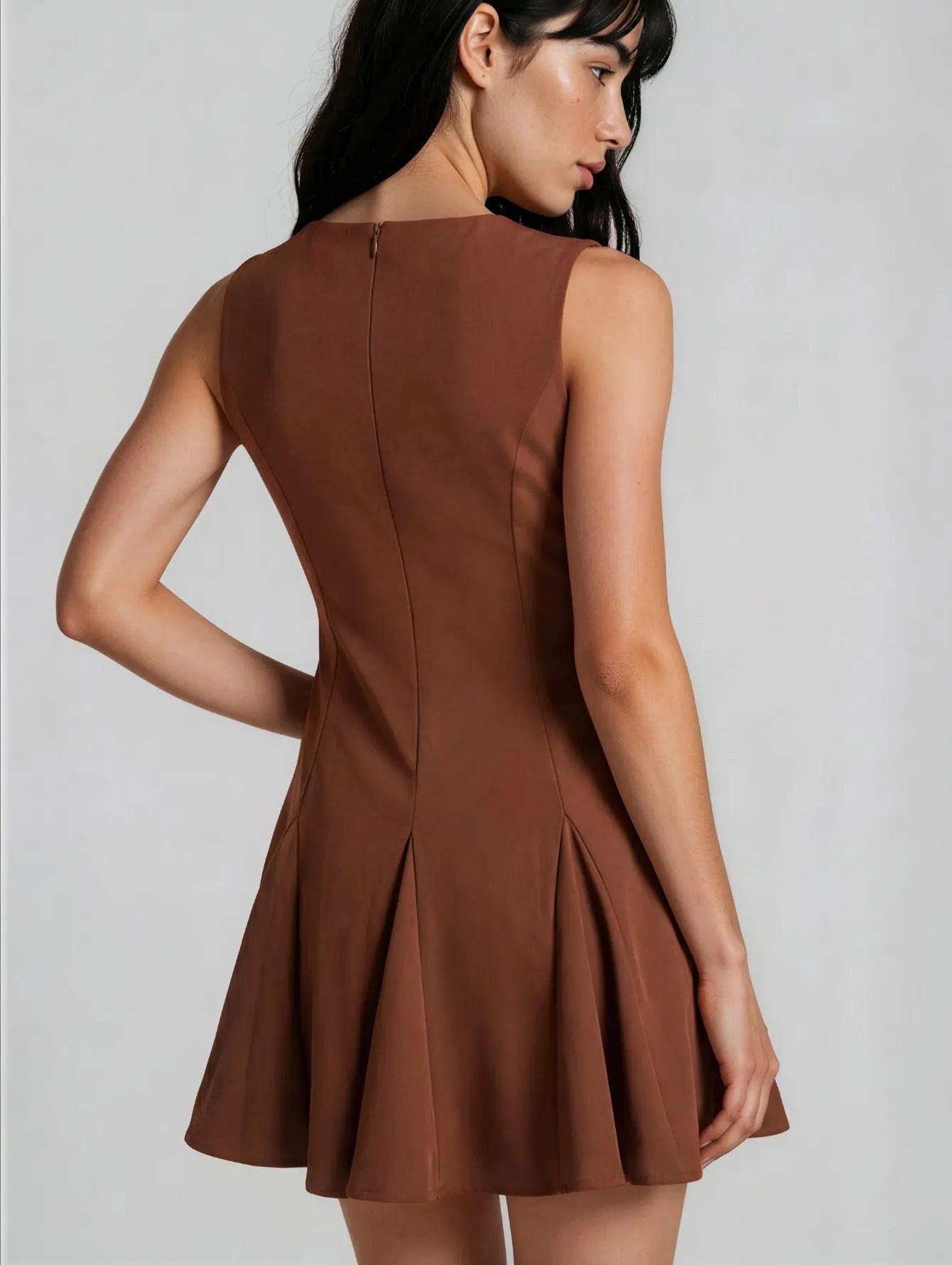Vestido Alfaiataria Decote V Amarração