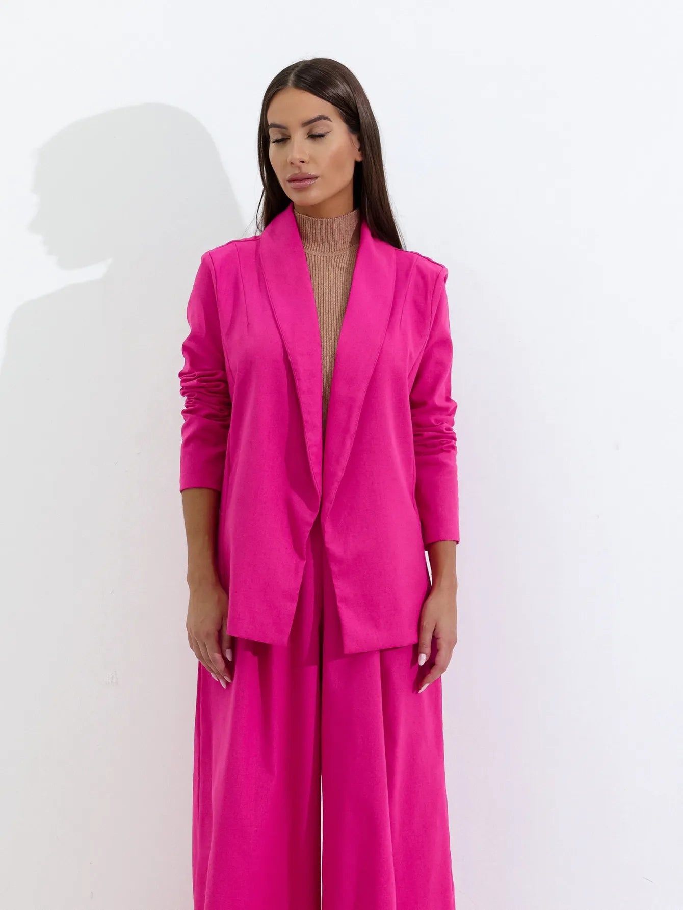 Blazer Linho Corte Reto Alongado