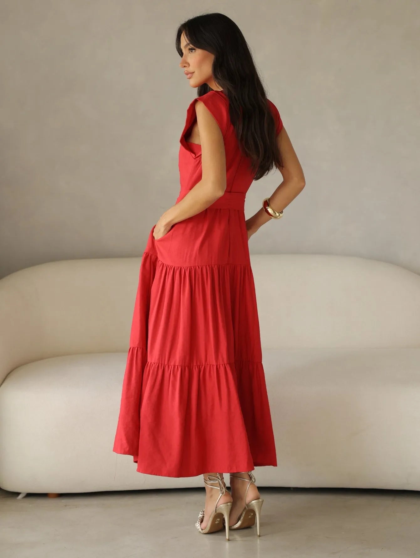 Vestido Midi Alfaiataria Muscle Tee