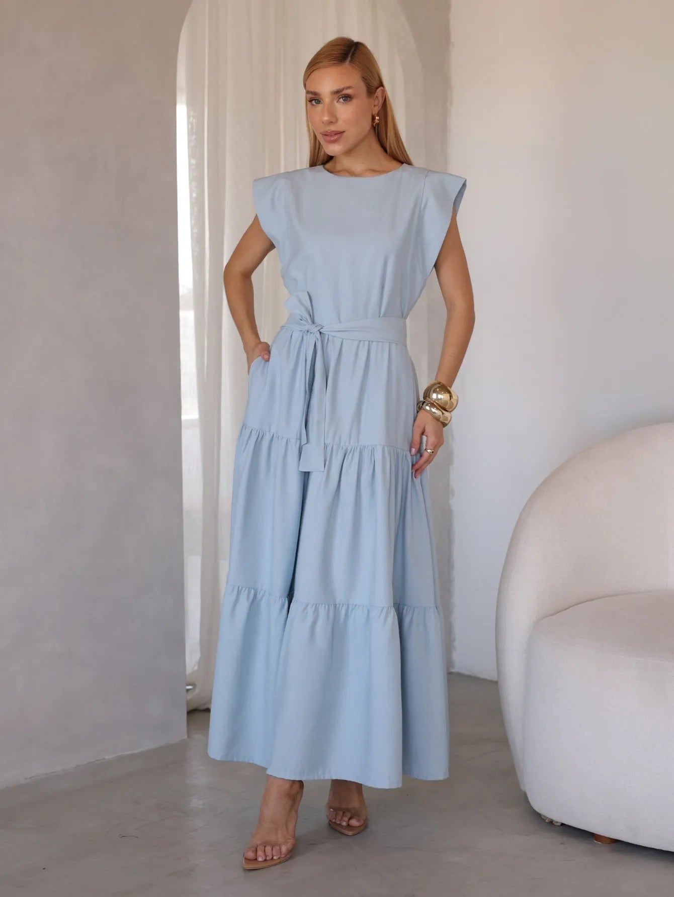 Vestido Midi Alfaiataria Muscle Tee