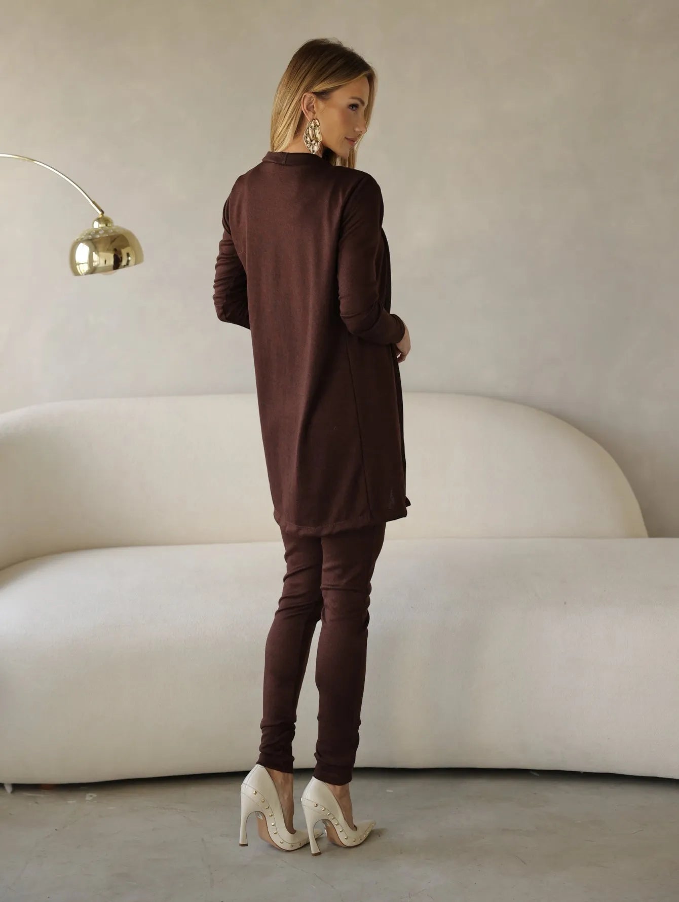 Conjunto Lanzinha Cardigan Regata Calça Slim