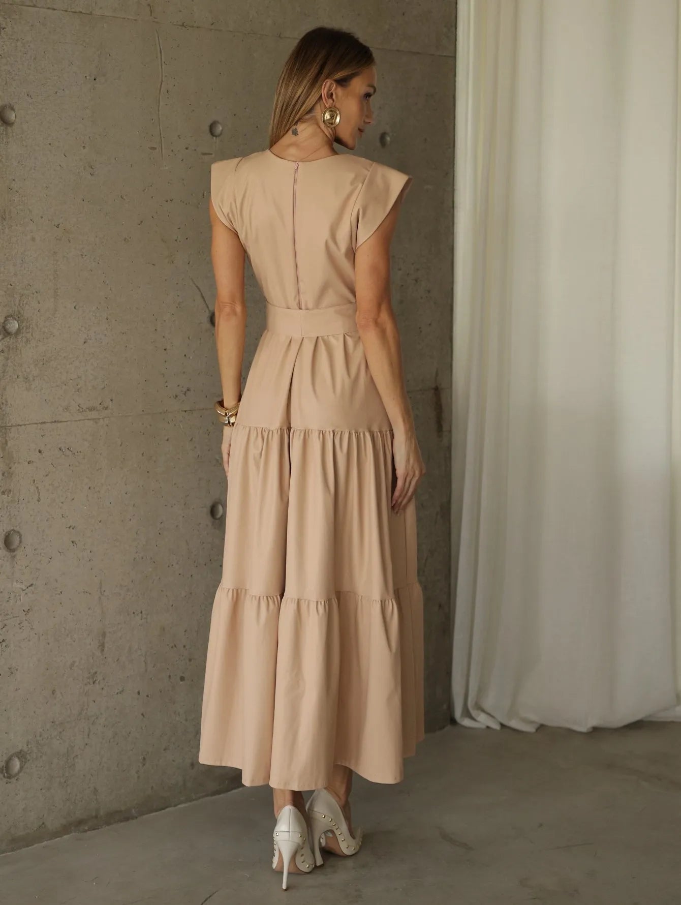 Vestido Midi Couro Muscle Tee