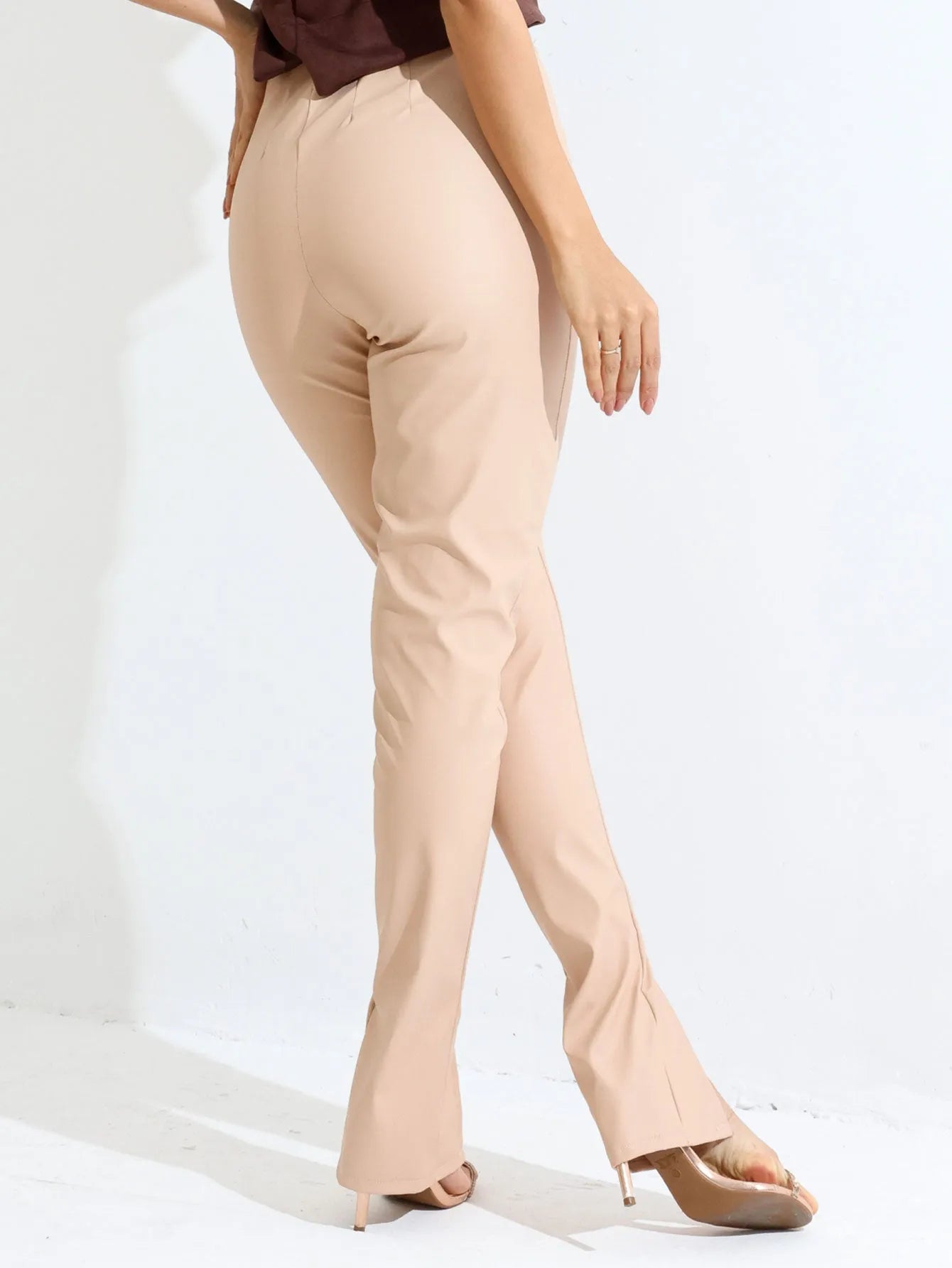 Calça Couro Skinny Montaria