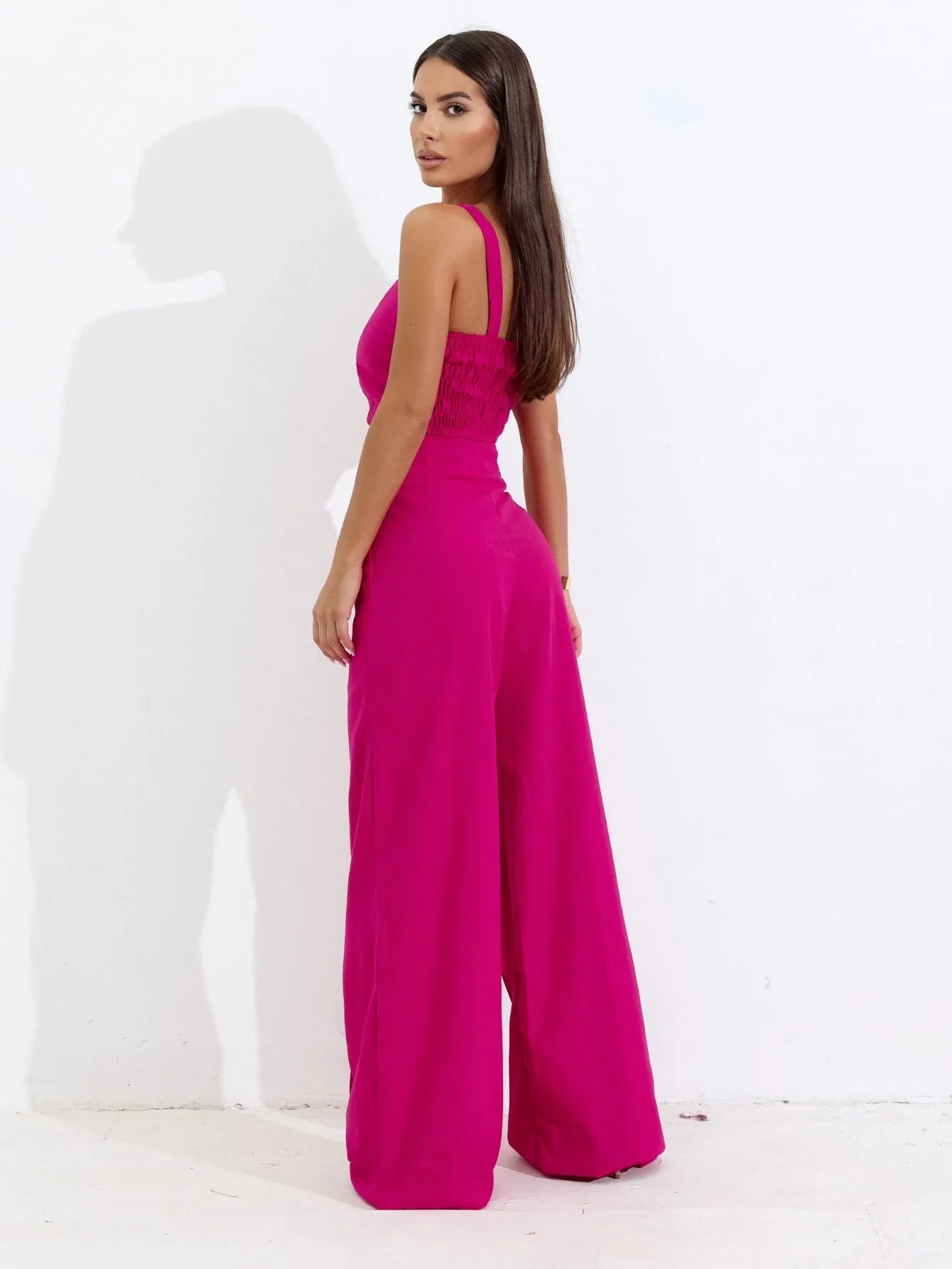 Conjunto Linho Wide Leg Cropped Alças