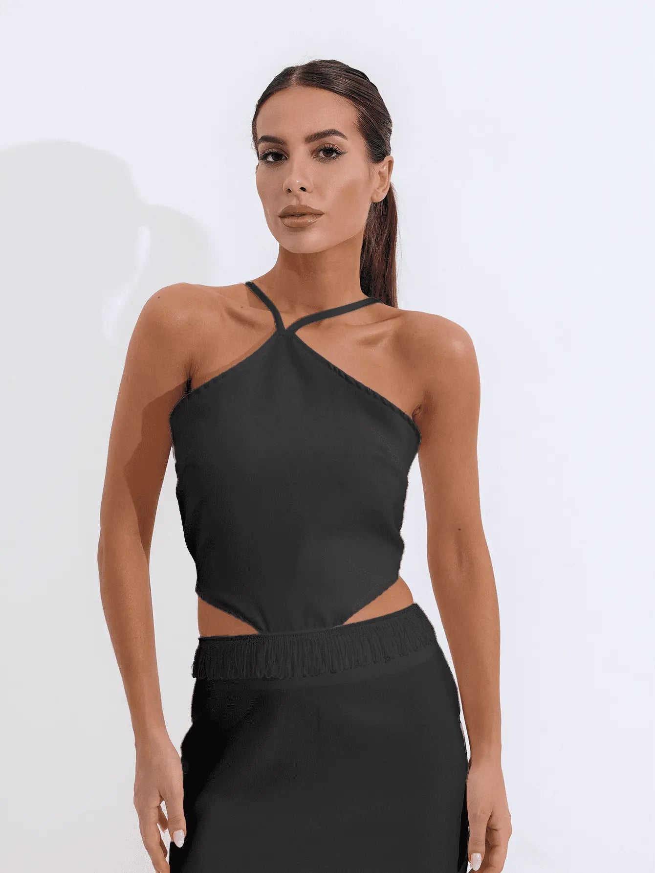 Vestido Curto Alfaiataria Recortes