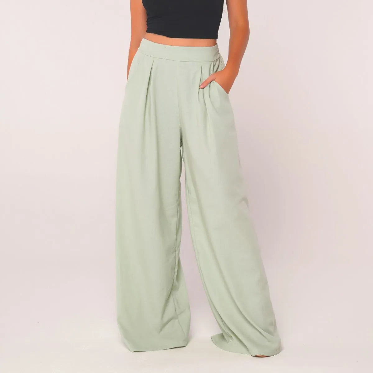 Calça Pantalona Fluida Alfaiataria