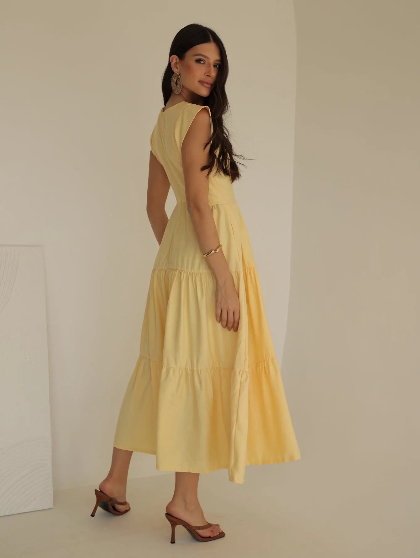 Vestido Midi Alfaiataria Muscle Tee