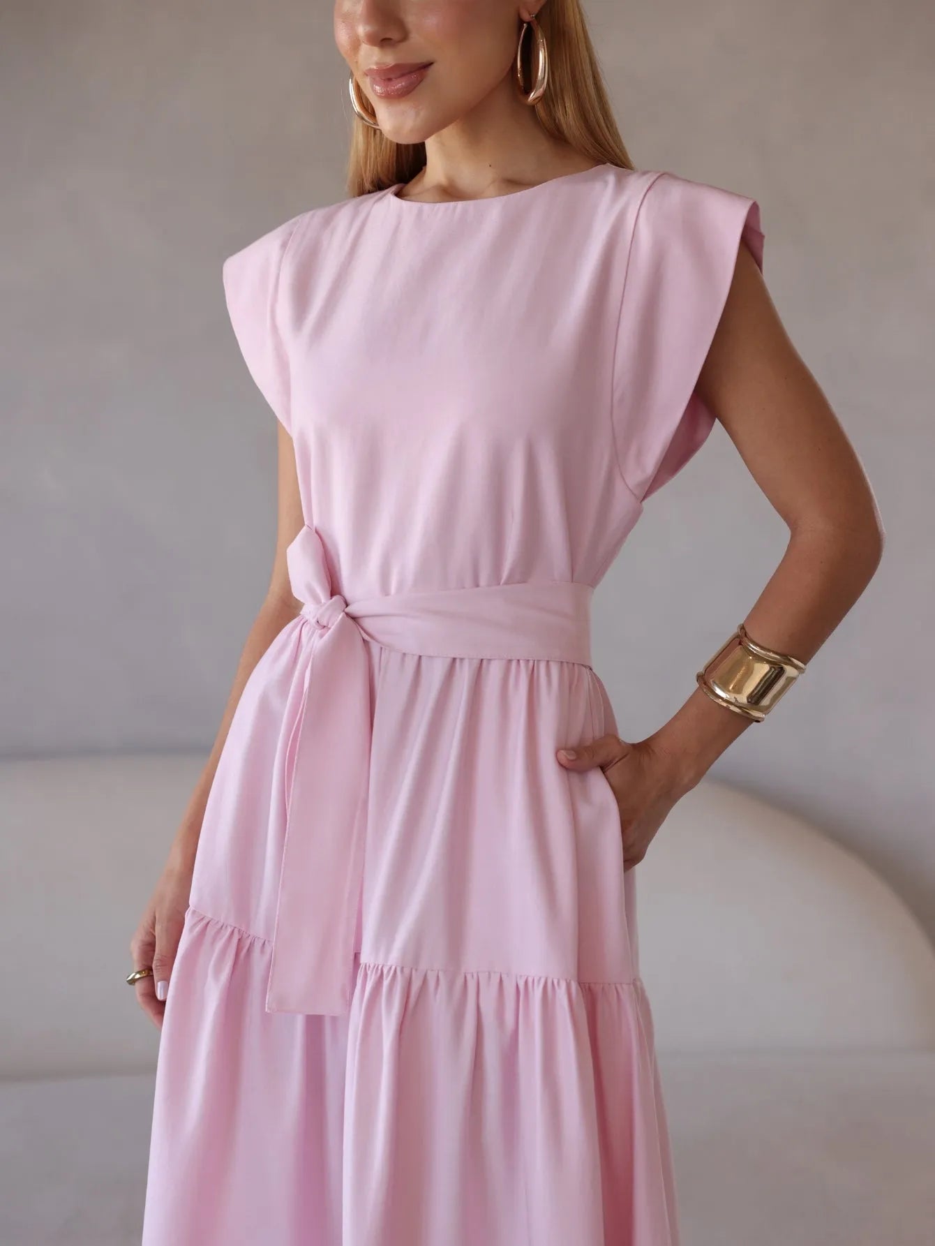 Vestido Midi Alfaiataria Muscle Tee