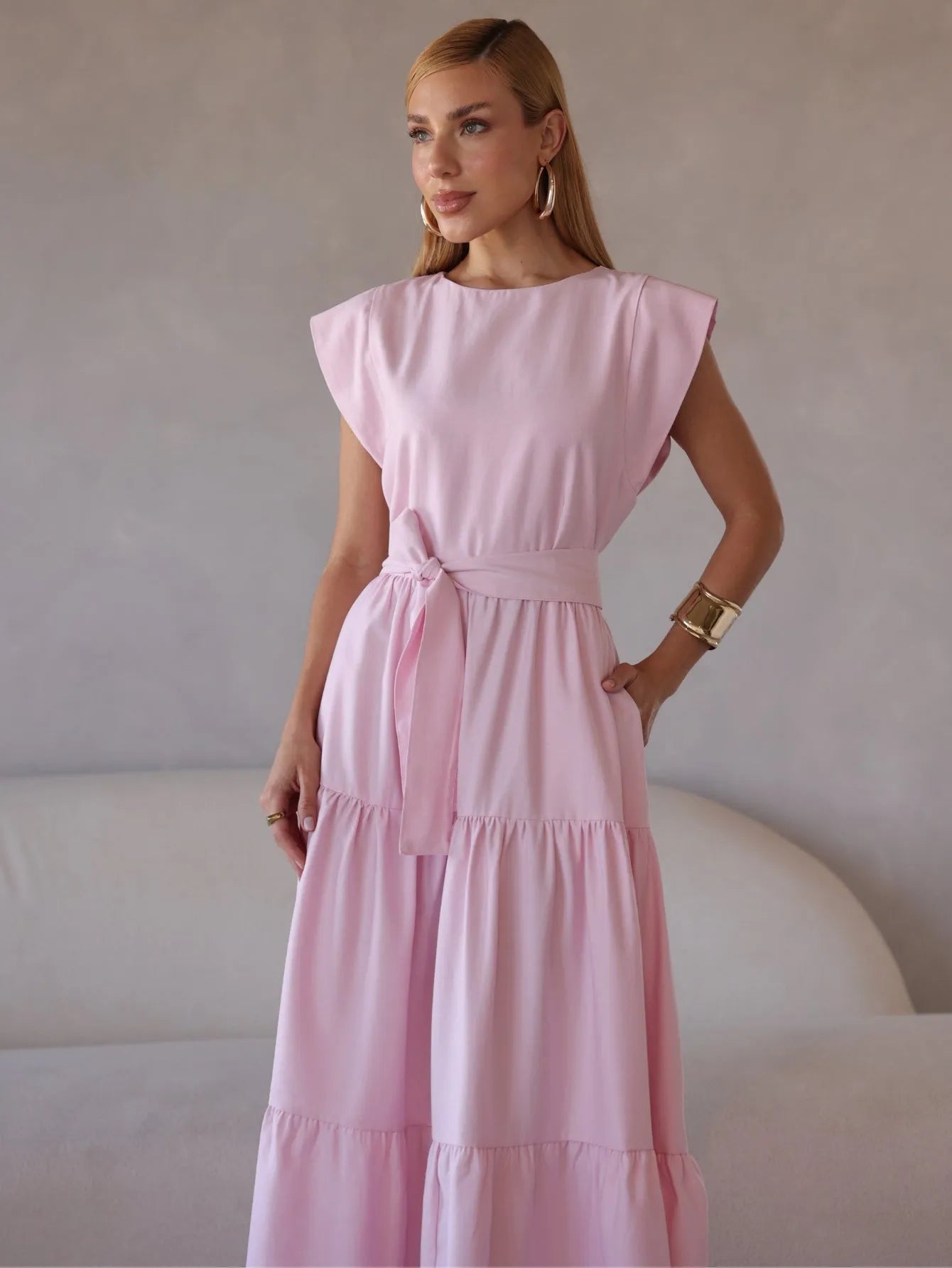 Vestido Midi Alfaiataria Muscle Tee