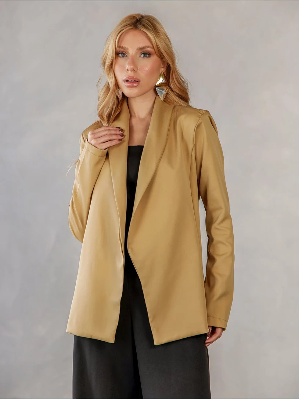 Blazer Acinturado Alfaiataria Suzane